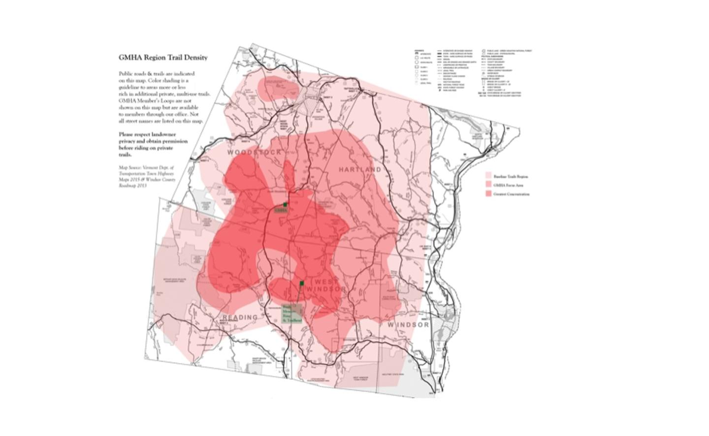 GMHA horsebackriding trail density map