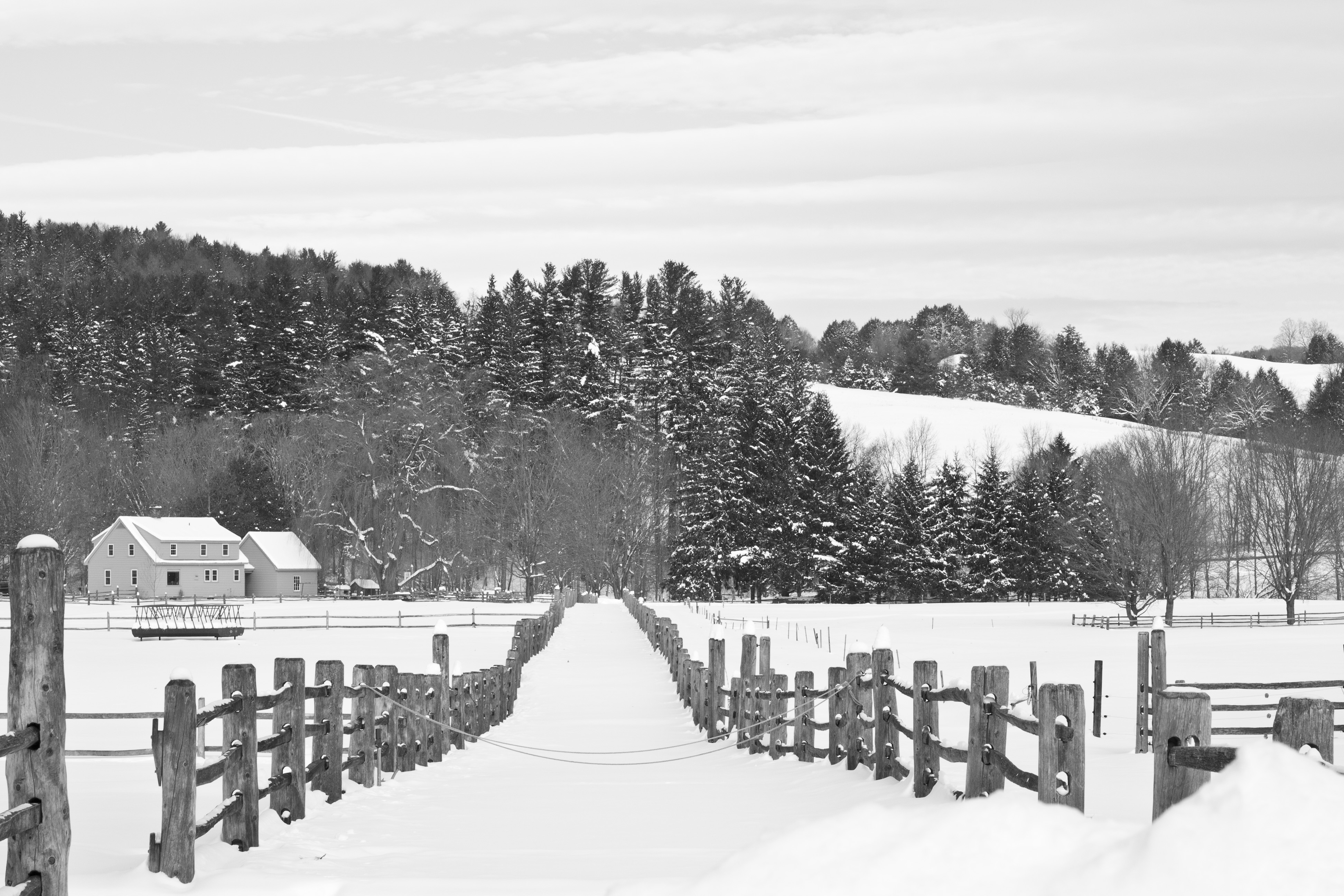 Billings Farm in Winter