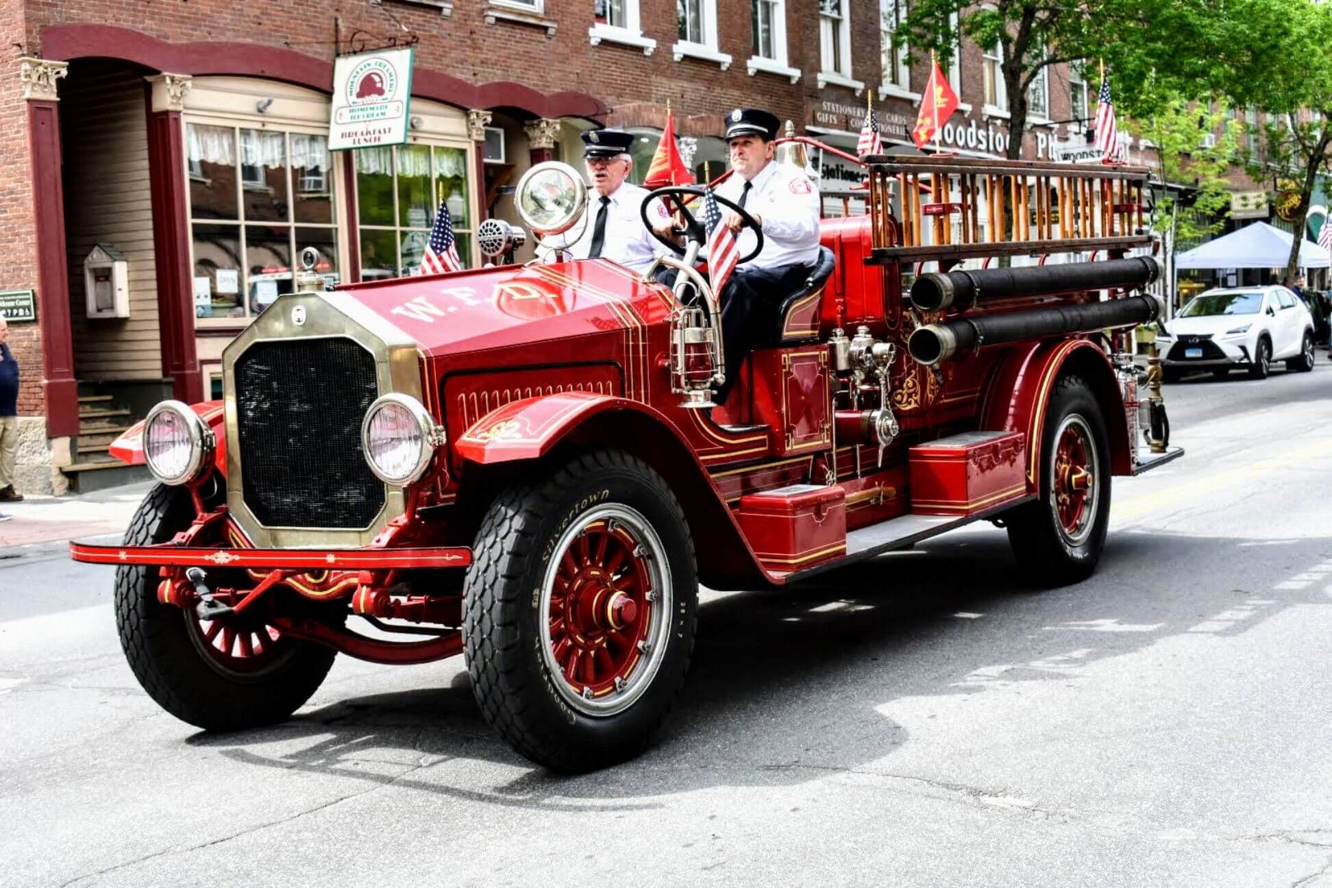 Memorial Day Parade historic fire engine