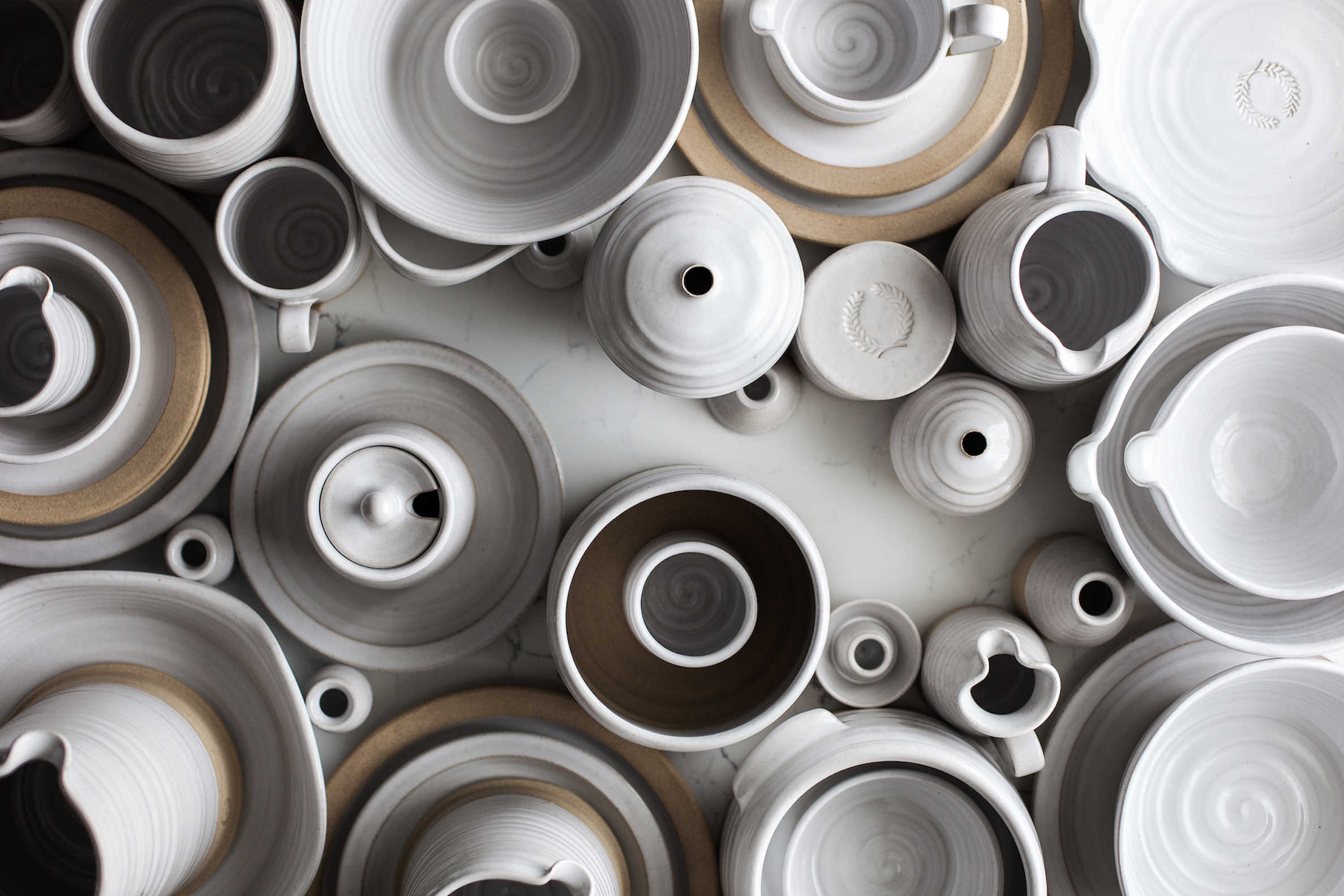 Shop seconds, sale and discounted items under the tent, watch the potters at the wheel in the workshop, and peruse our flagship store.