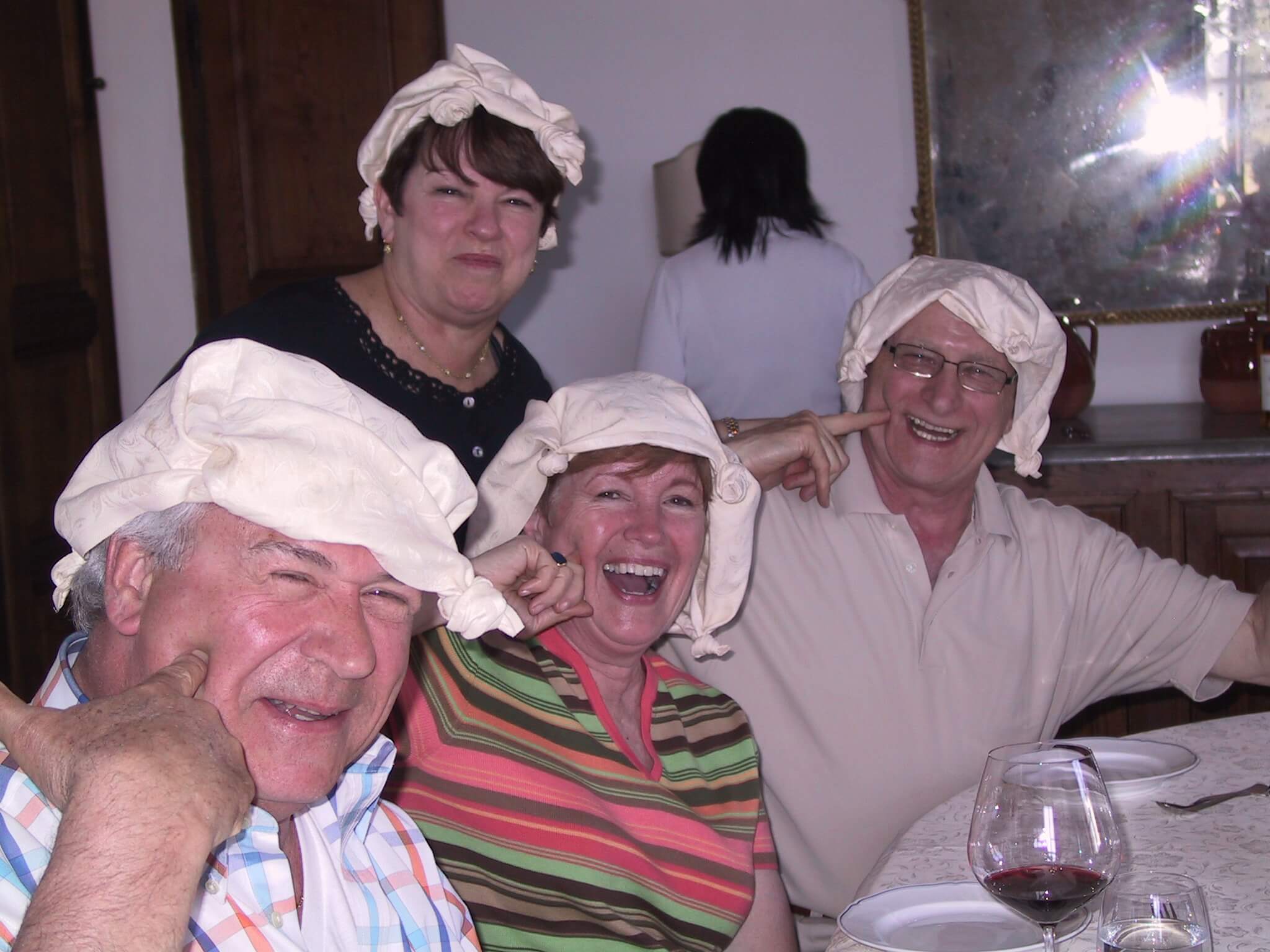Happy customers during an evening with Odyssey Events