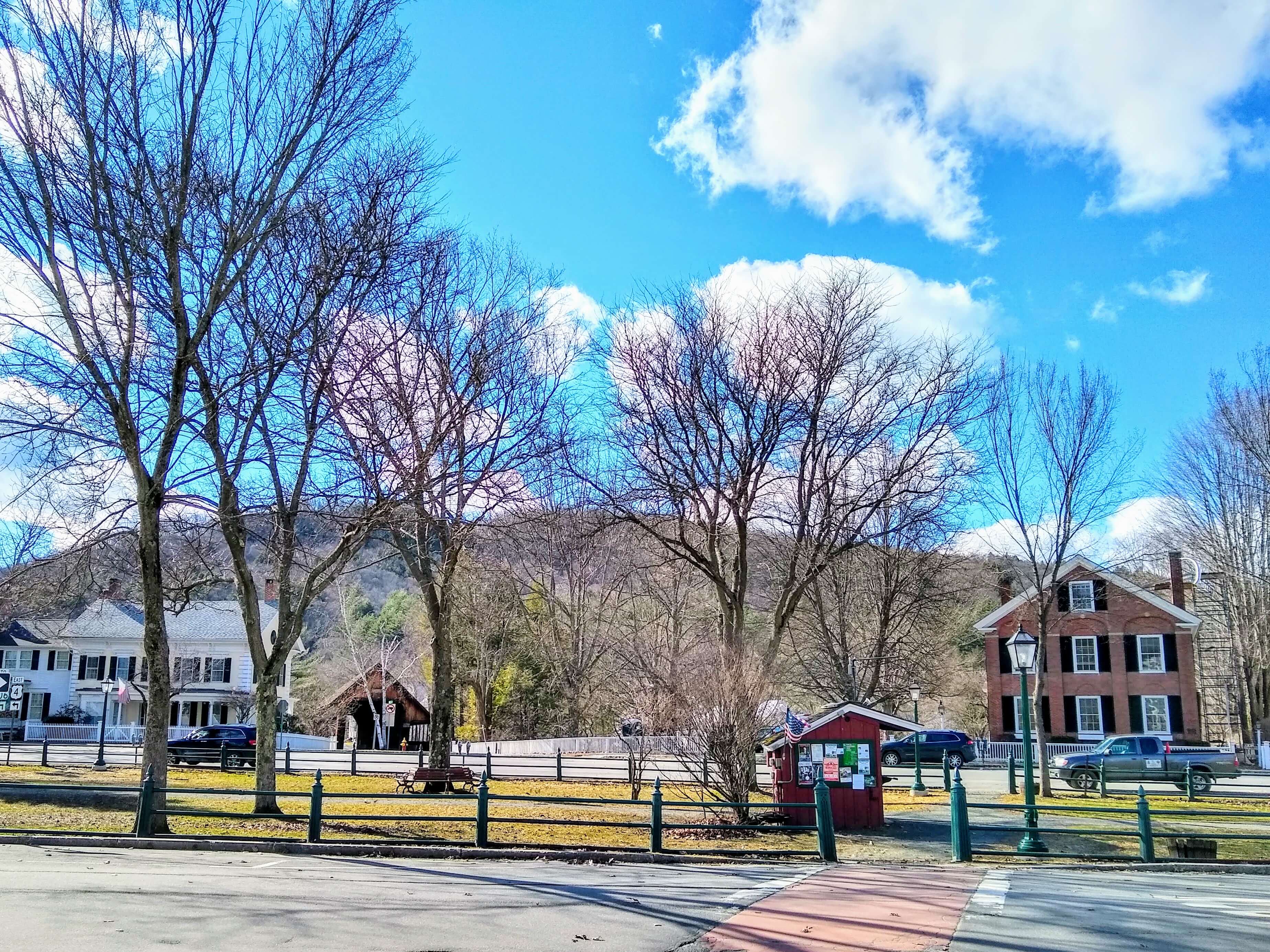 Village Green in Early Spring
