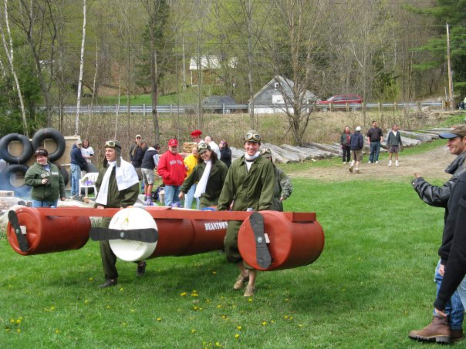 Bridgewater Raft Race plane