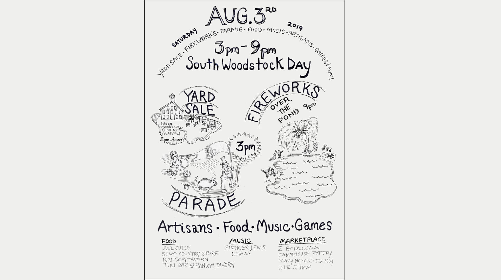 South Woodstock Day 2019 flyer