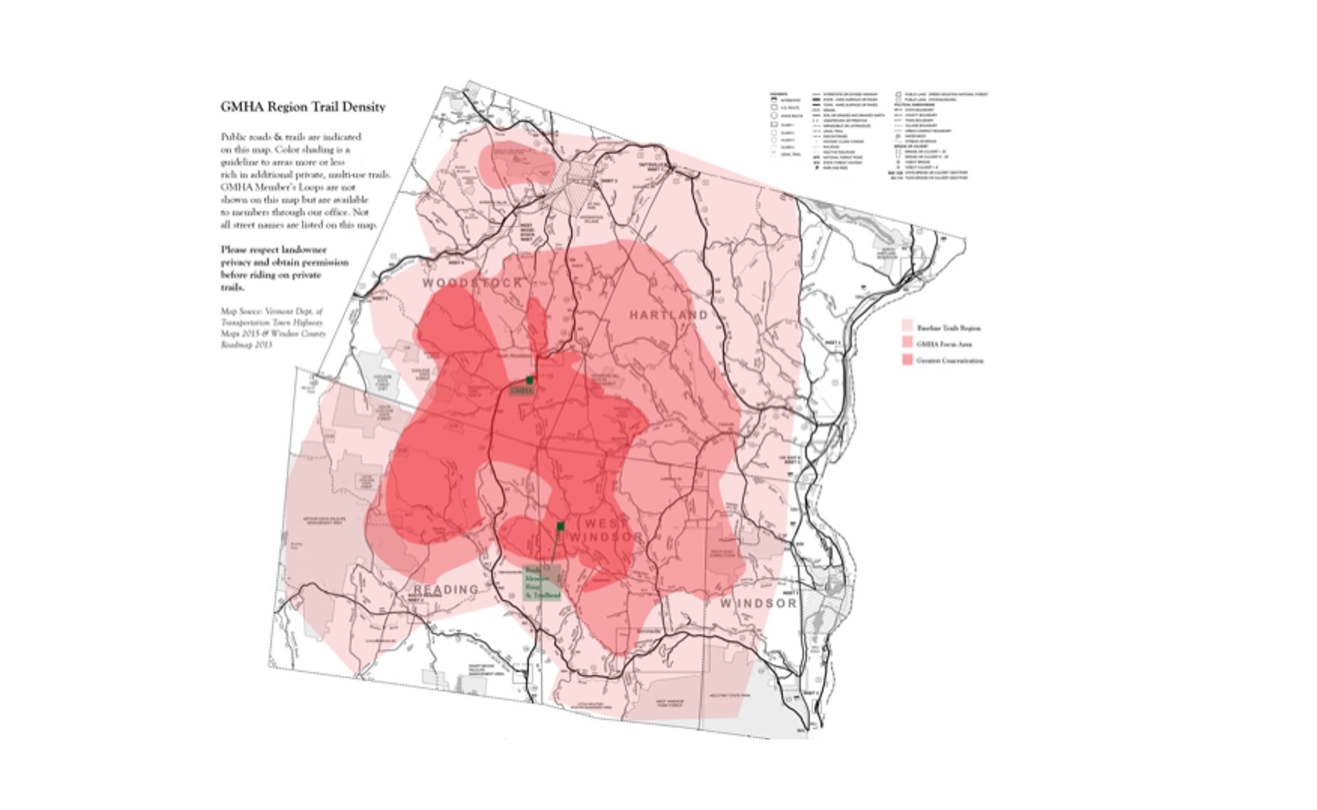 GMHA horsebackriding trail density map