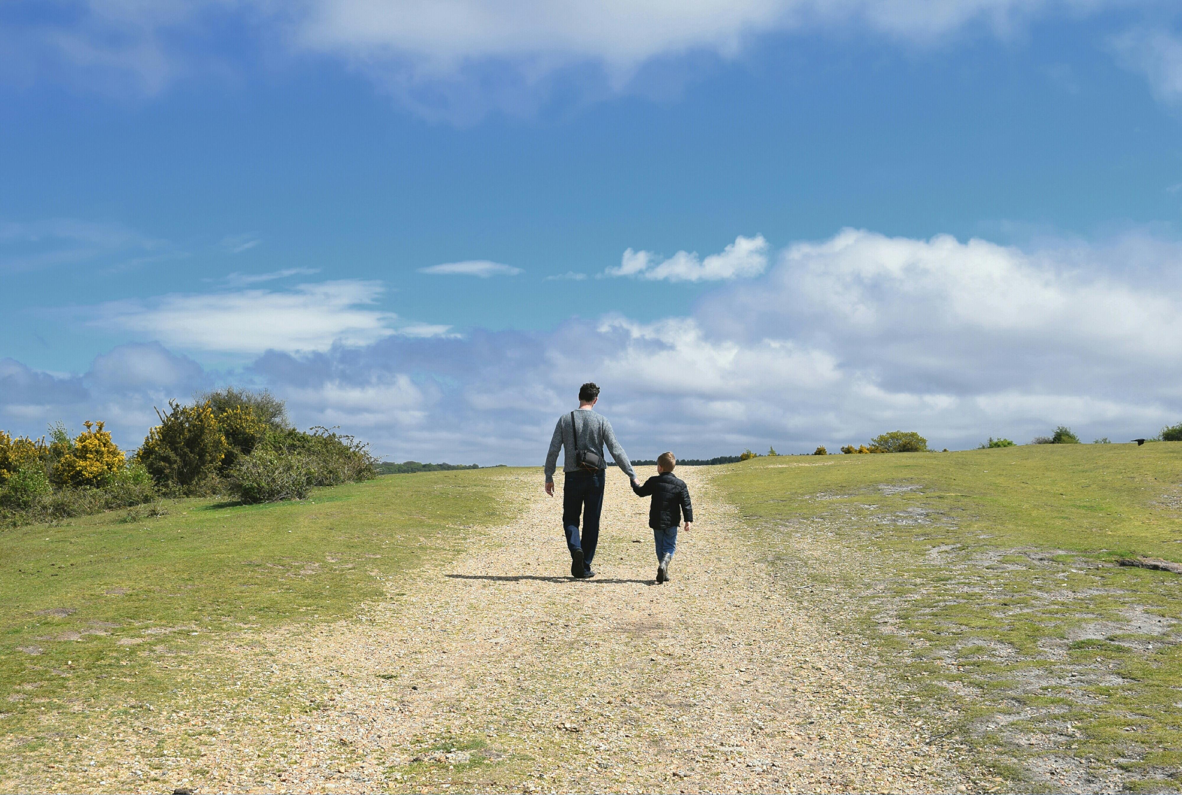 Father and Child Walking