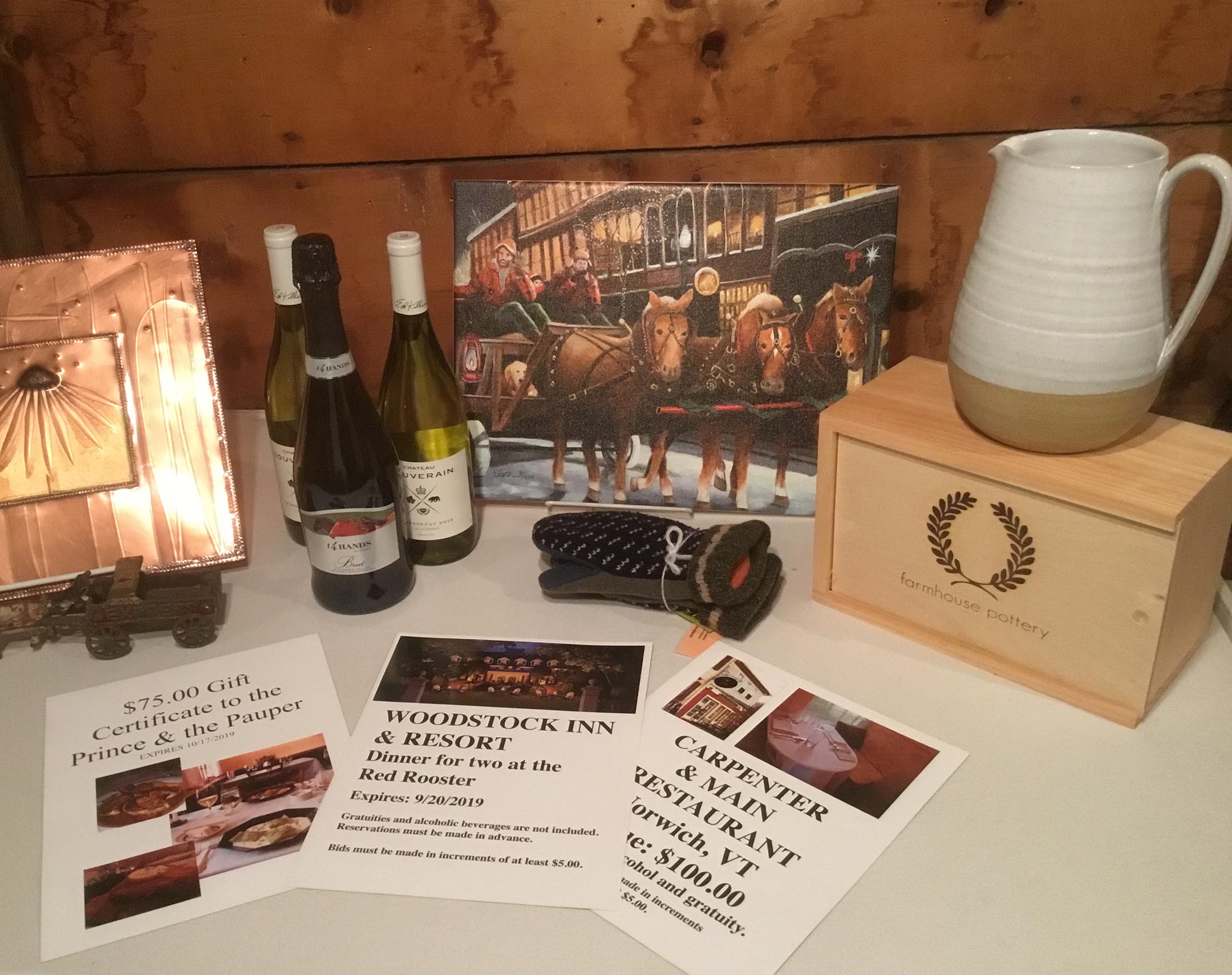 A Silent Auction is one of several events going on at the Woodstock History Center.