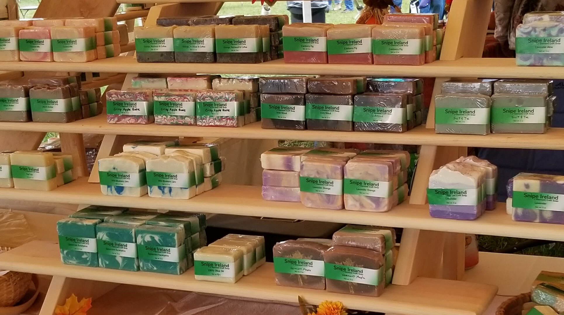 Handmade soaps at the Apples and Crafts Festival