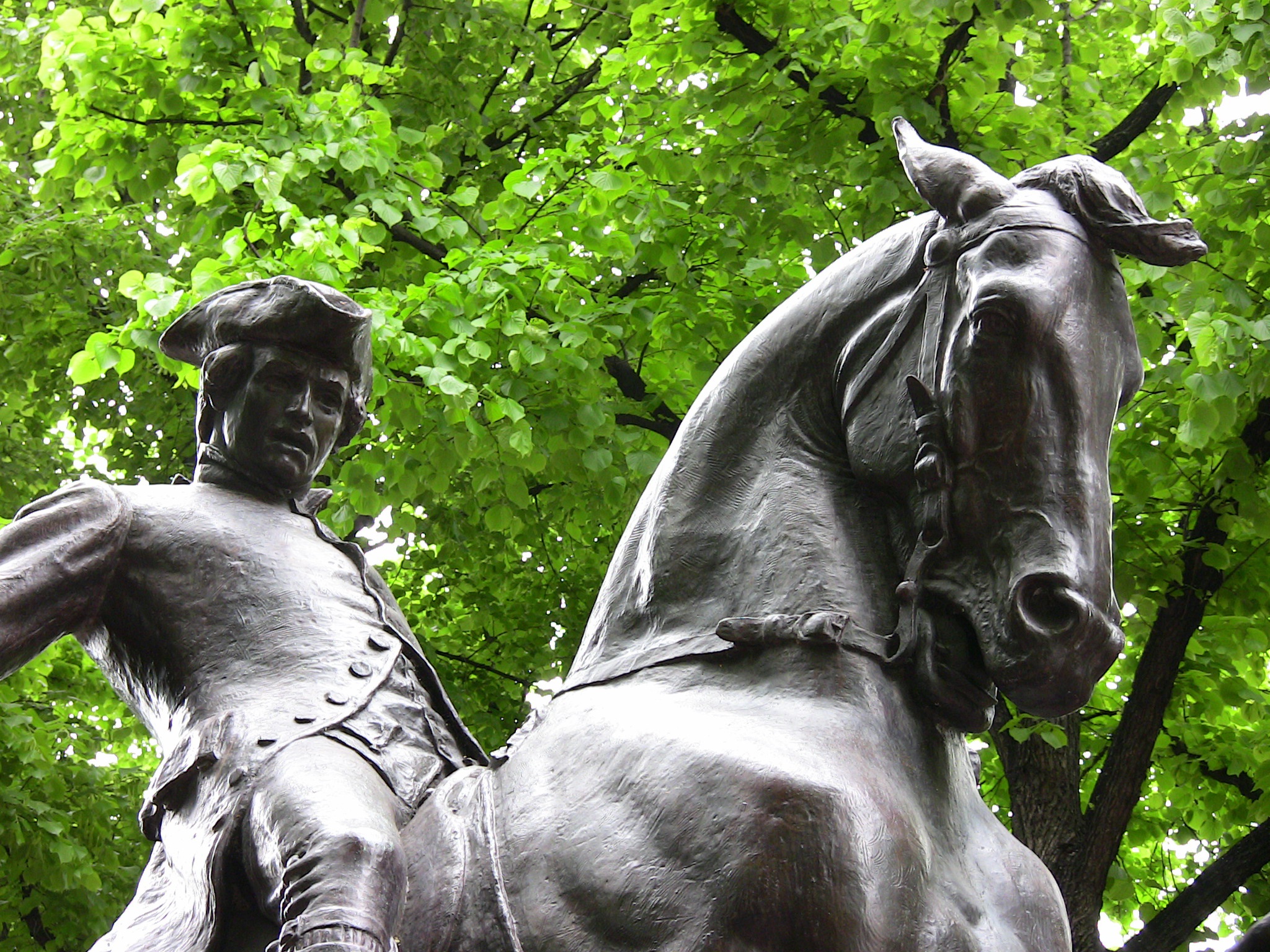 Paul Revere Statue in Boston