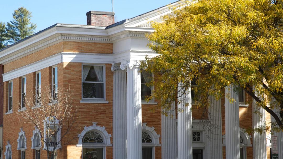 Historic buldings in Woodstock