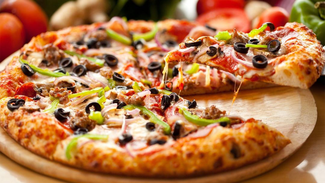 Pizza from Woodstock Pizza Chef
