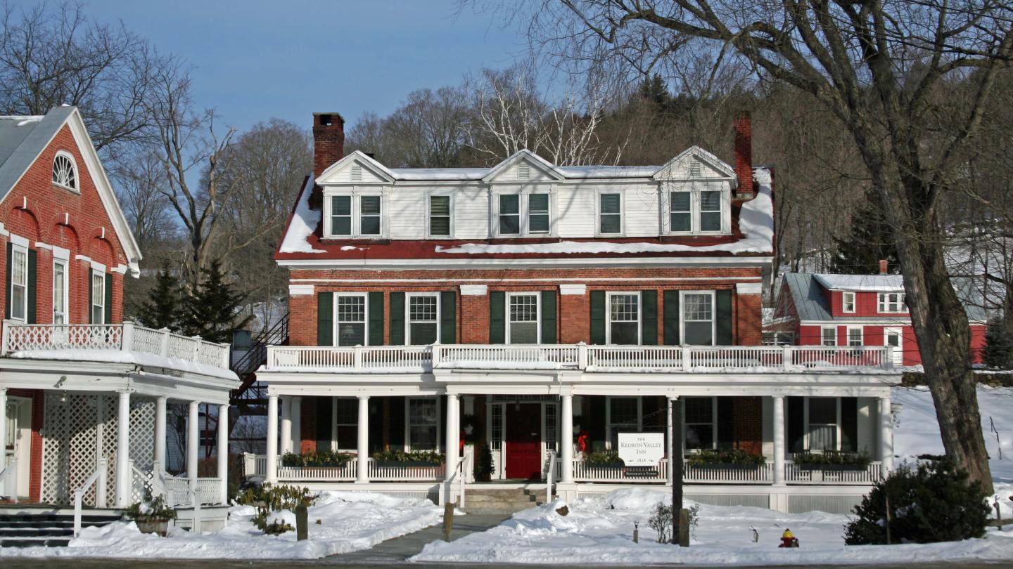 Kedron Valley Inn in winter