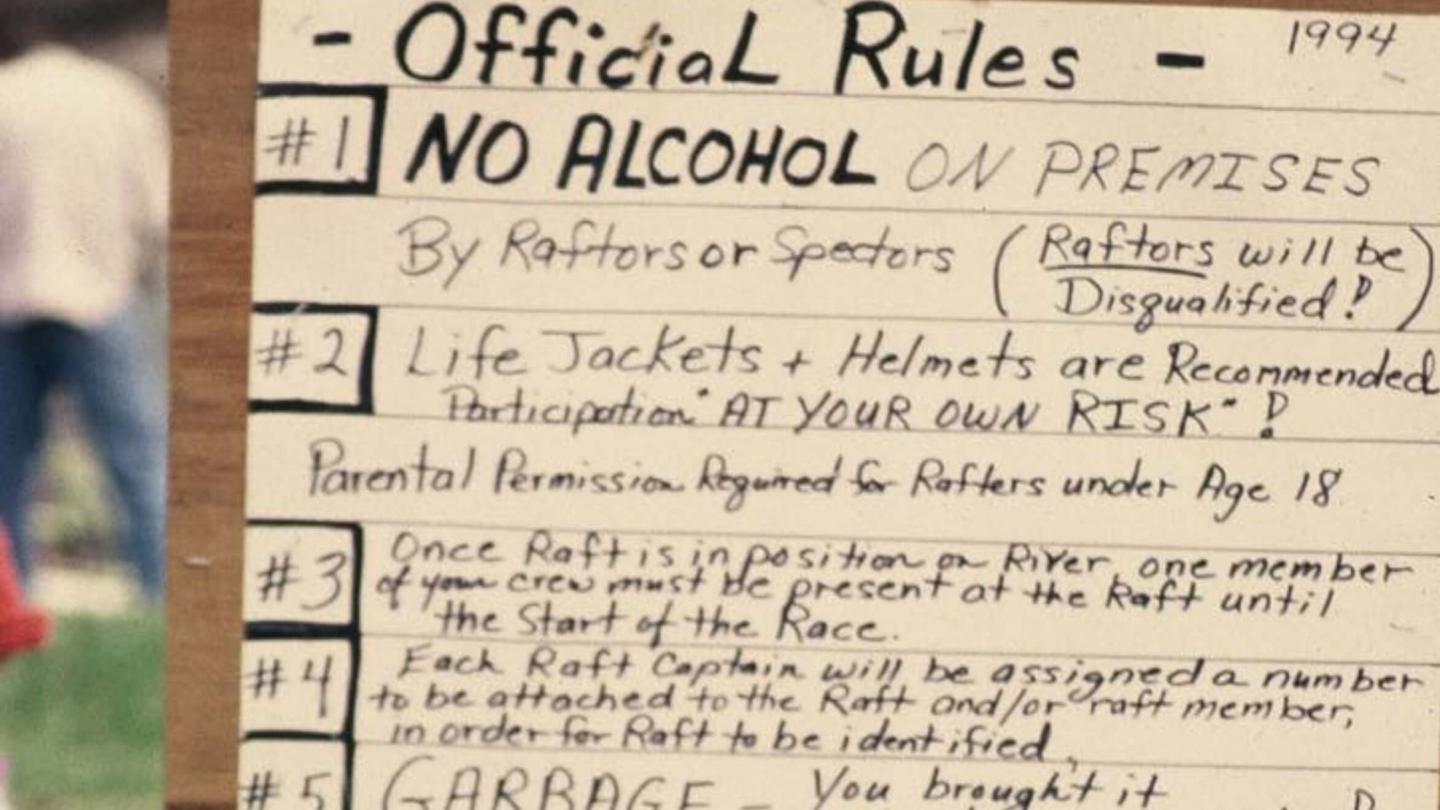 Bridgewater Raft Race Rules since 1994