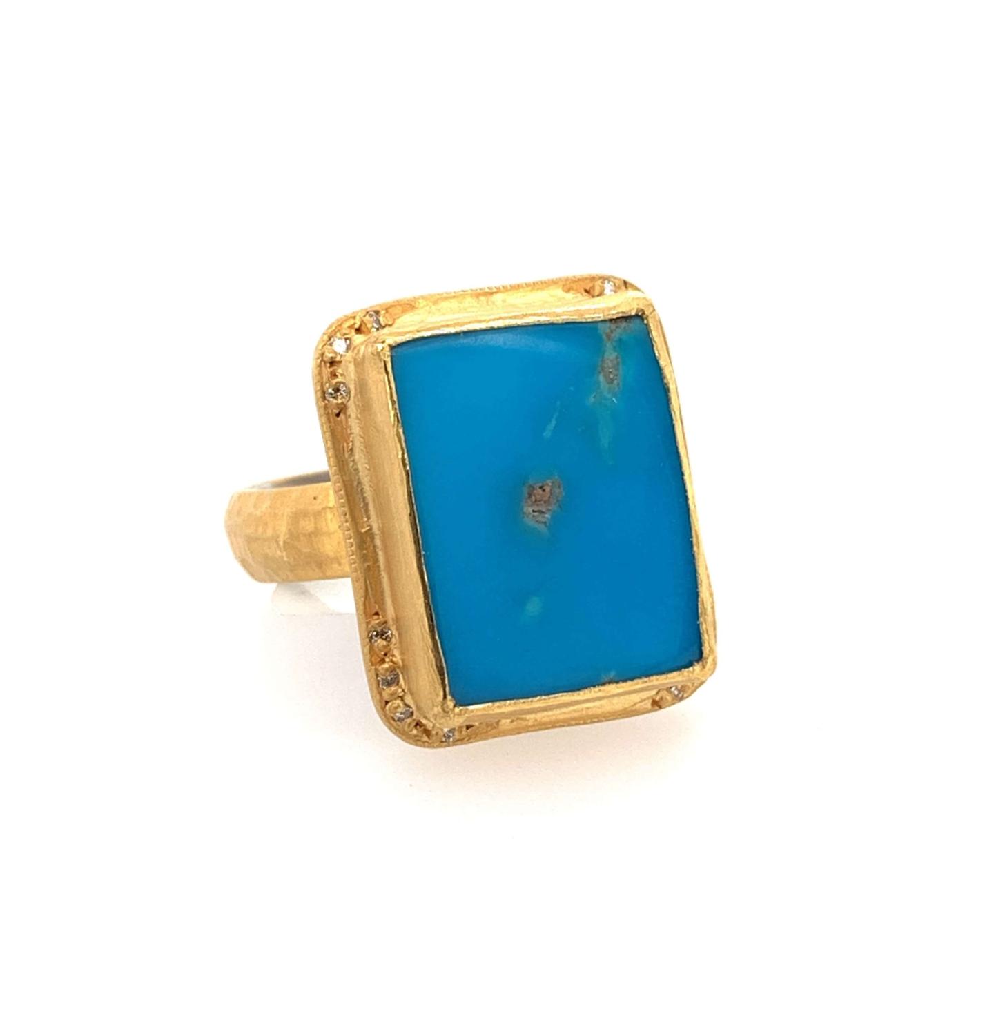 Turkish turquoise ring