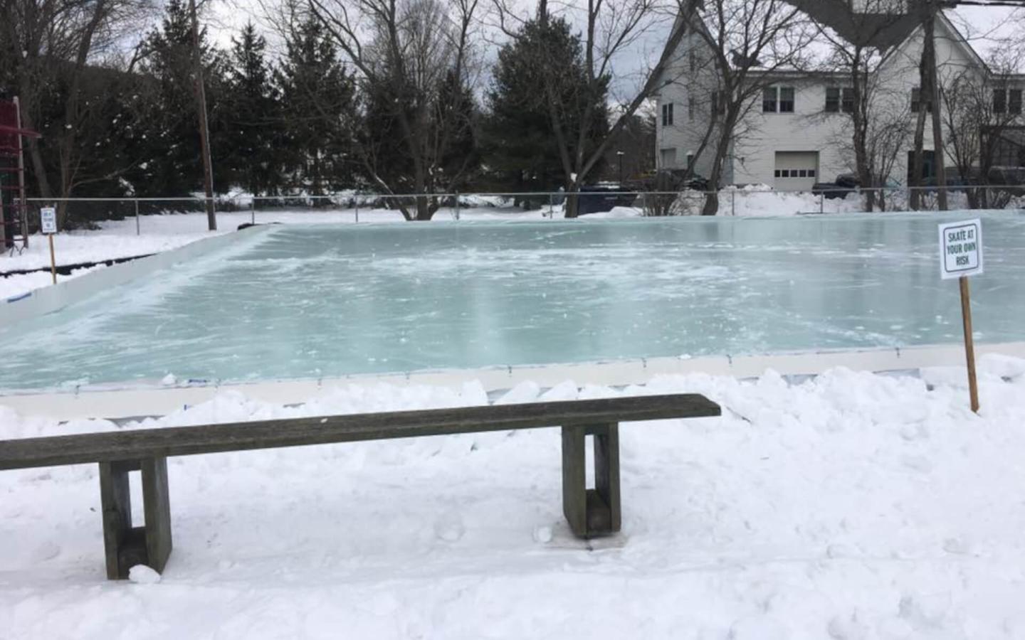 Vail Field Ice Rink skating