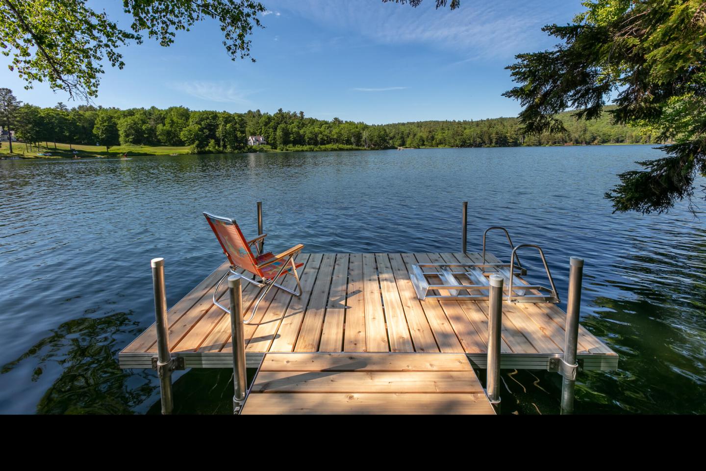 Our dock on Silver Lake