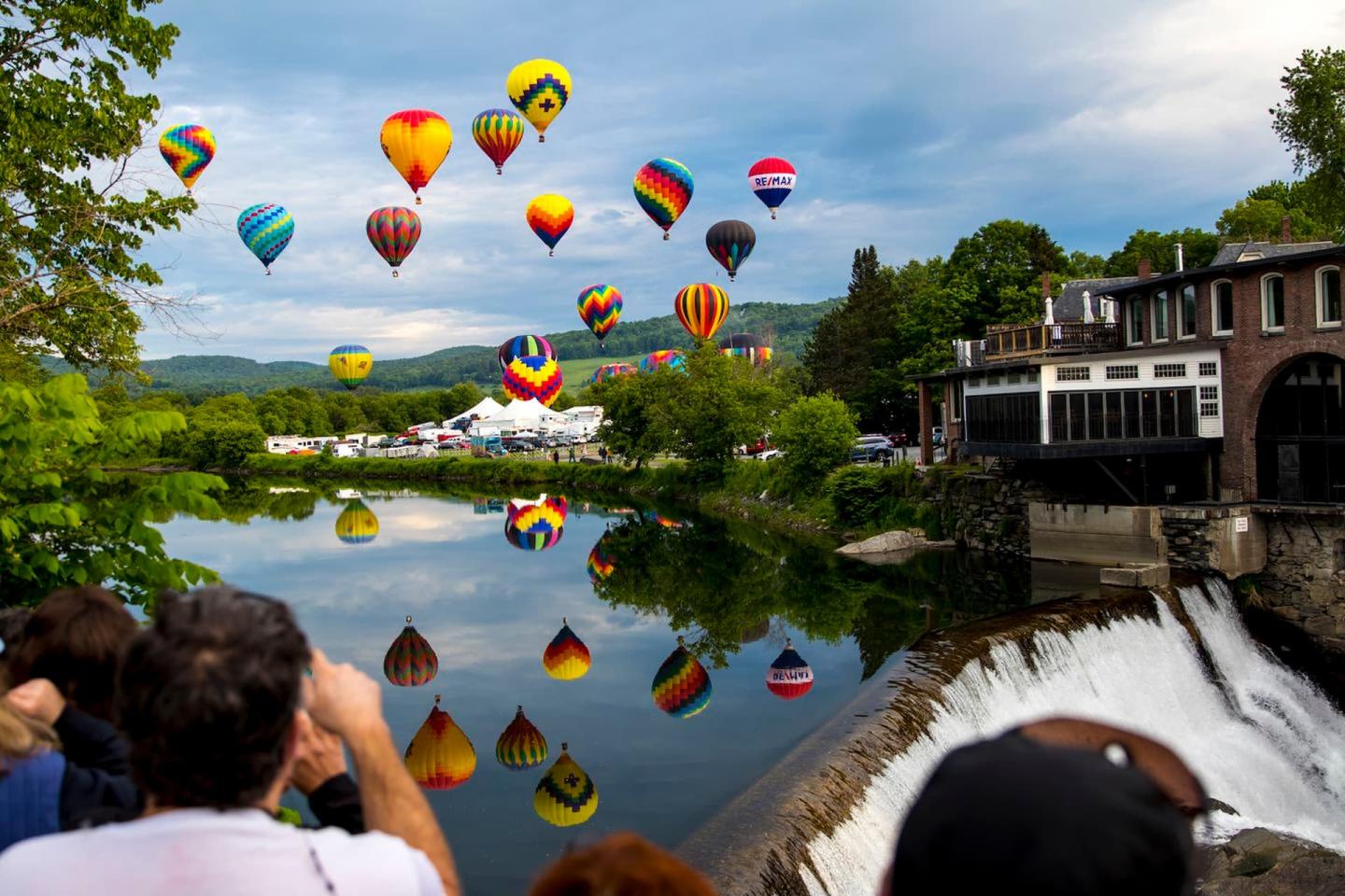 Hot air balloons