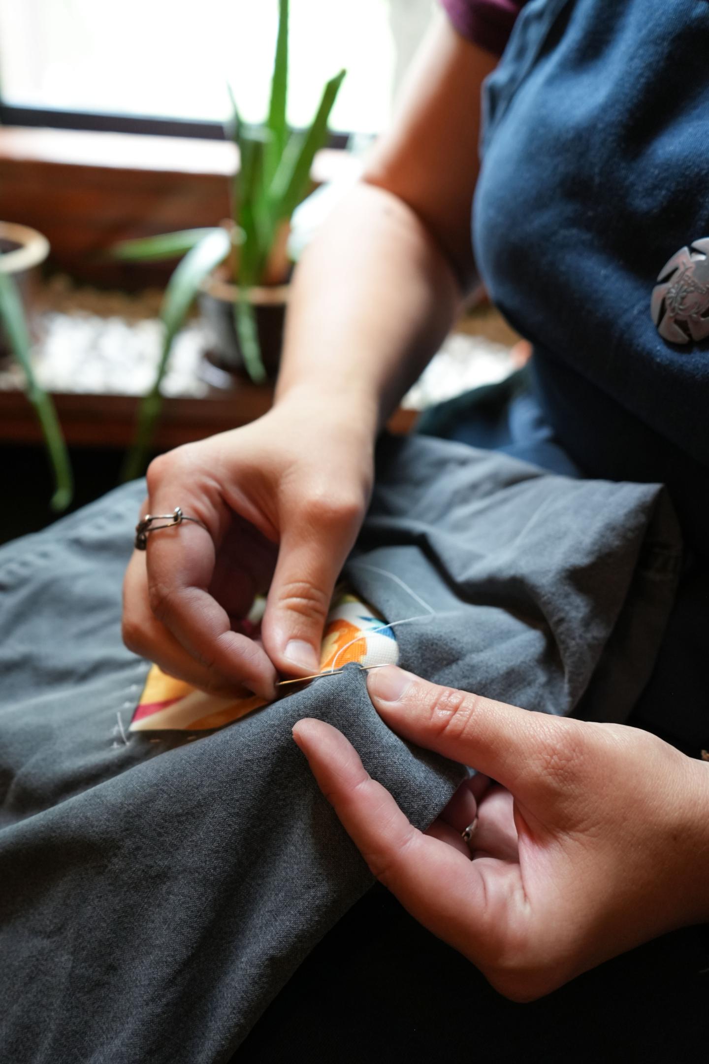 Visible Mending-Billings Backyard Workshop