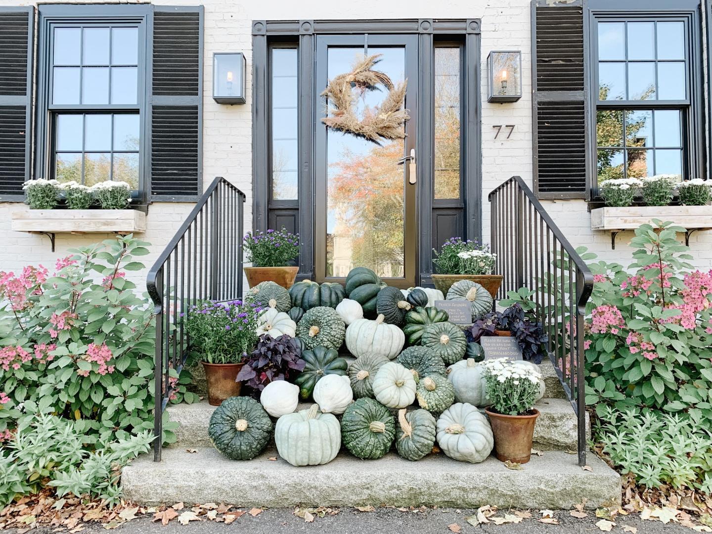 Fall Pumpkin Display