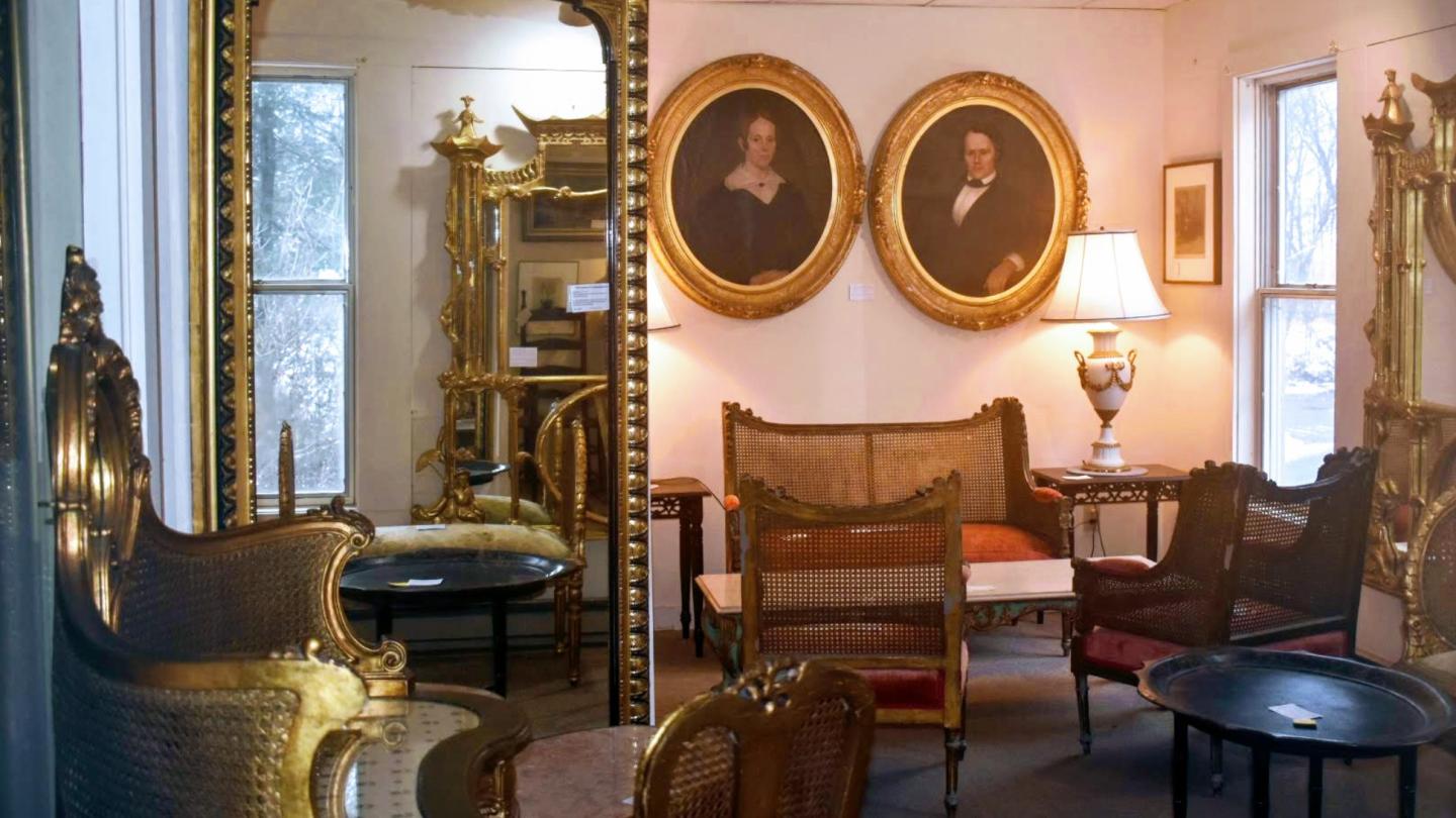 Antiques Collaborative gold room
