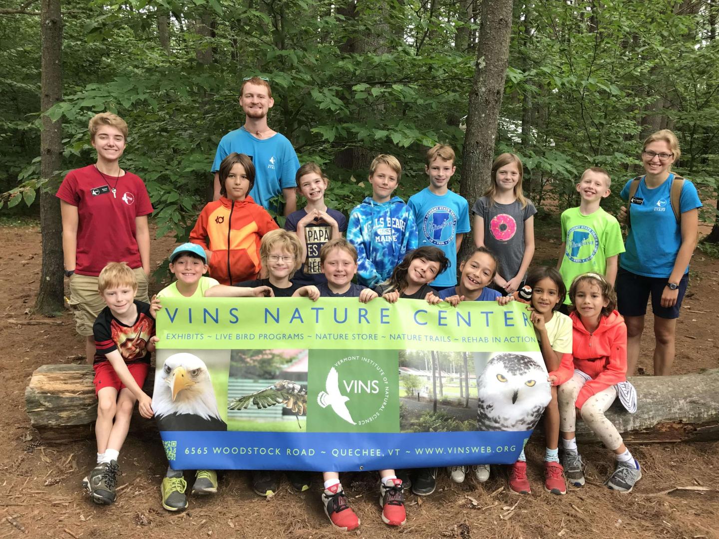 Falcon campers at VINS