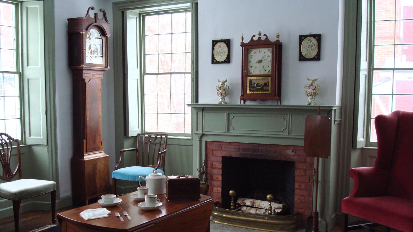 Federal Parlor in the Woodstock History Center's Museum