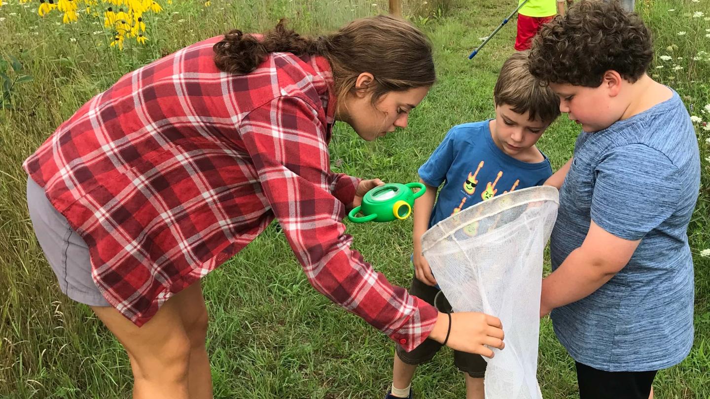 Catching Butterflies at VINS nature camp