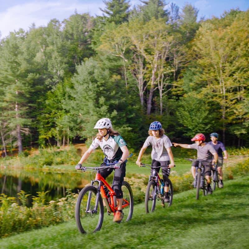 Mountain biking in Woodstock