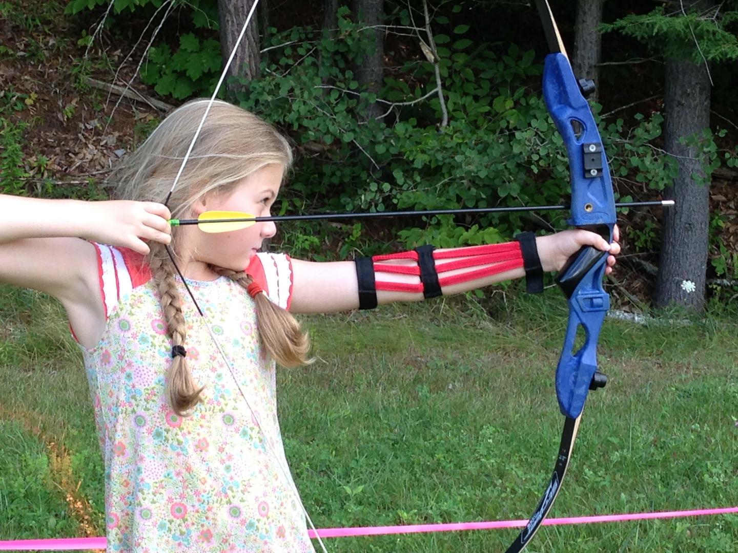 VINS summer camp archery
