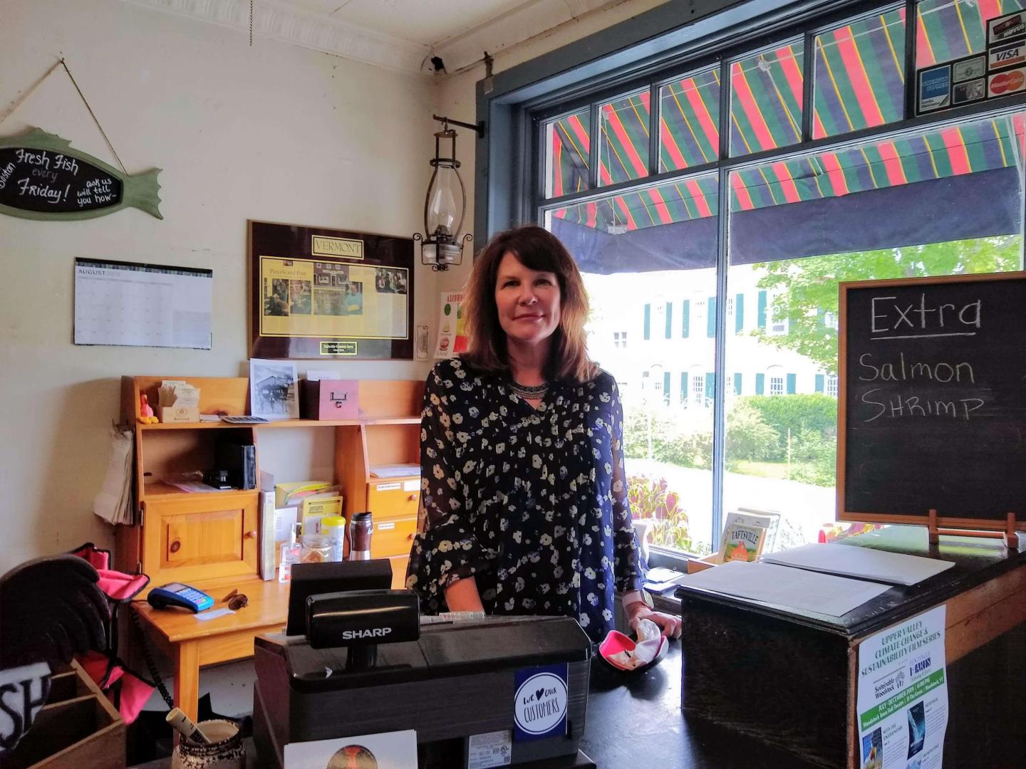 Jennifer Endicott at the Taftsville Country Store