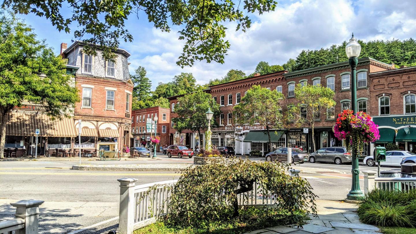Central and Elm Street end of summer