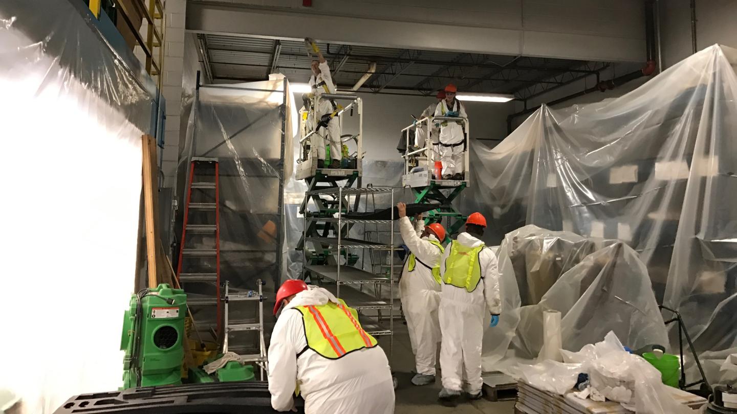 Emergency commercial cleanup and restoration.