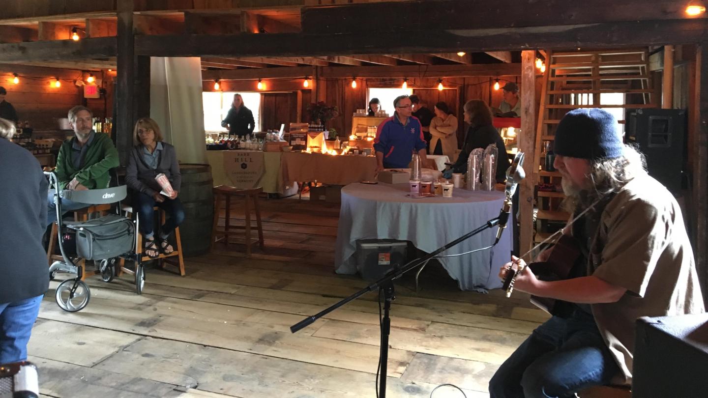 Bow Thayer at the Barnard Inn Barn Pop Up