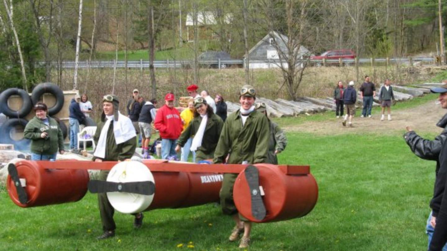 Bridgewater Raft Race plane