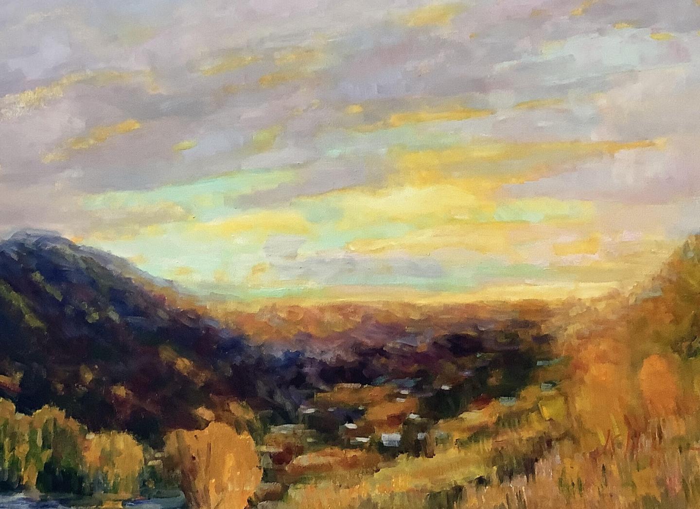 Painting by Joan Hoffman