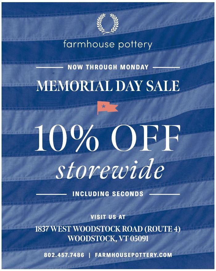 Sale at Farmhouse Pottery