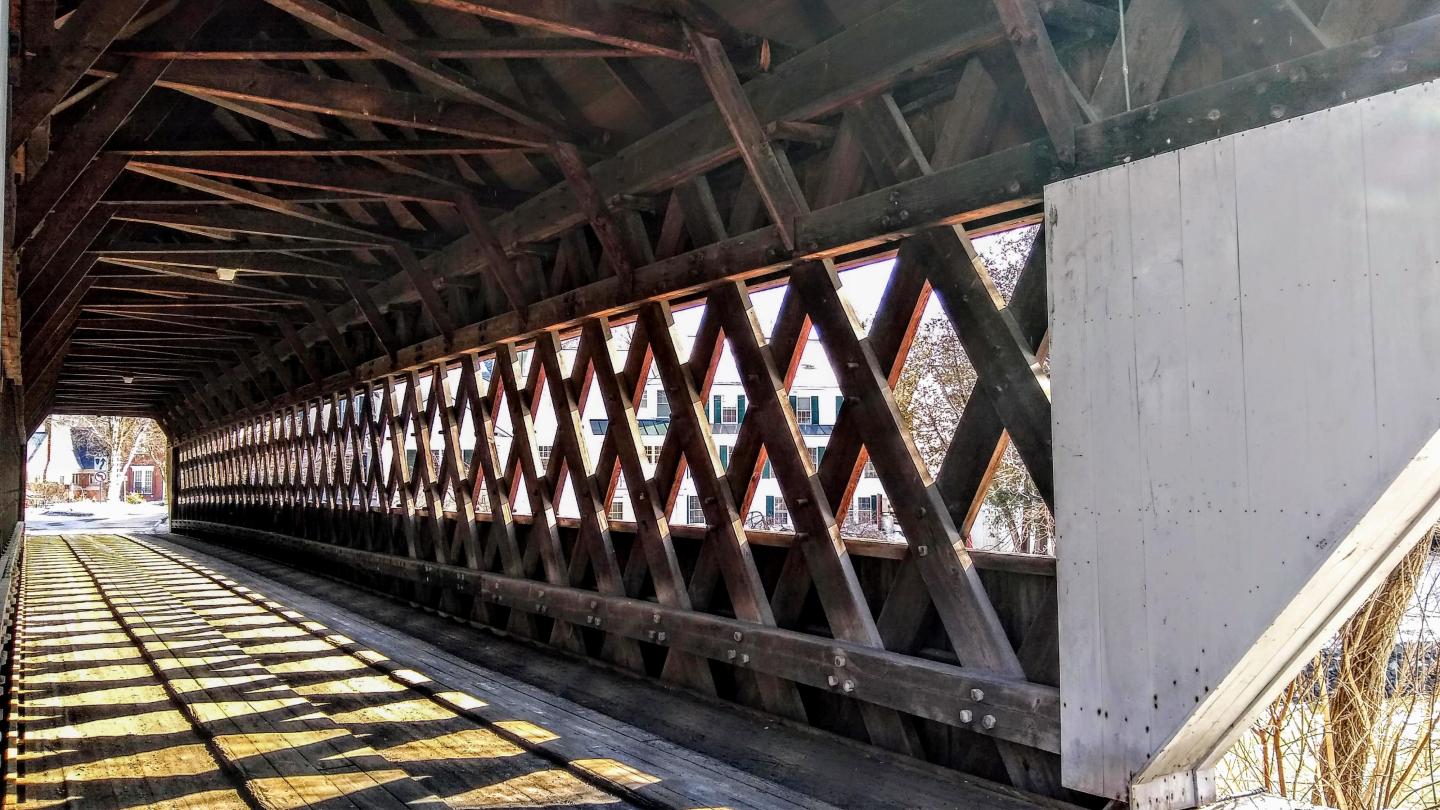 Middle Covered Bridge Inside
