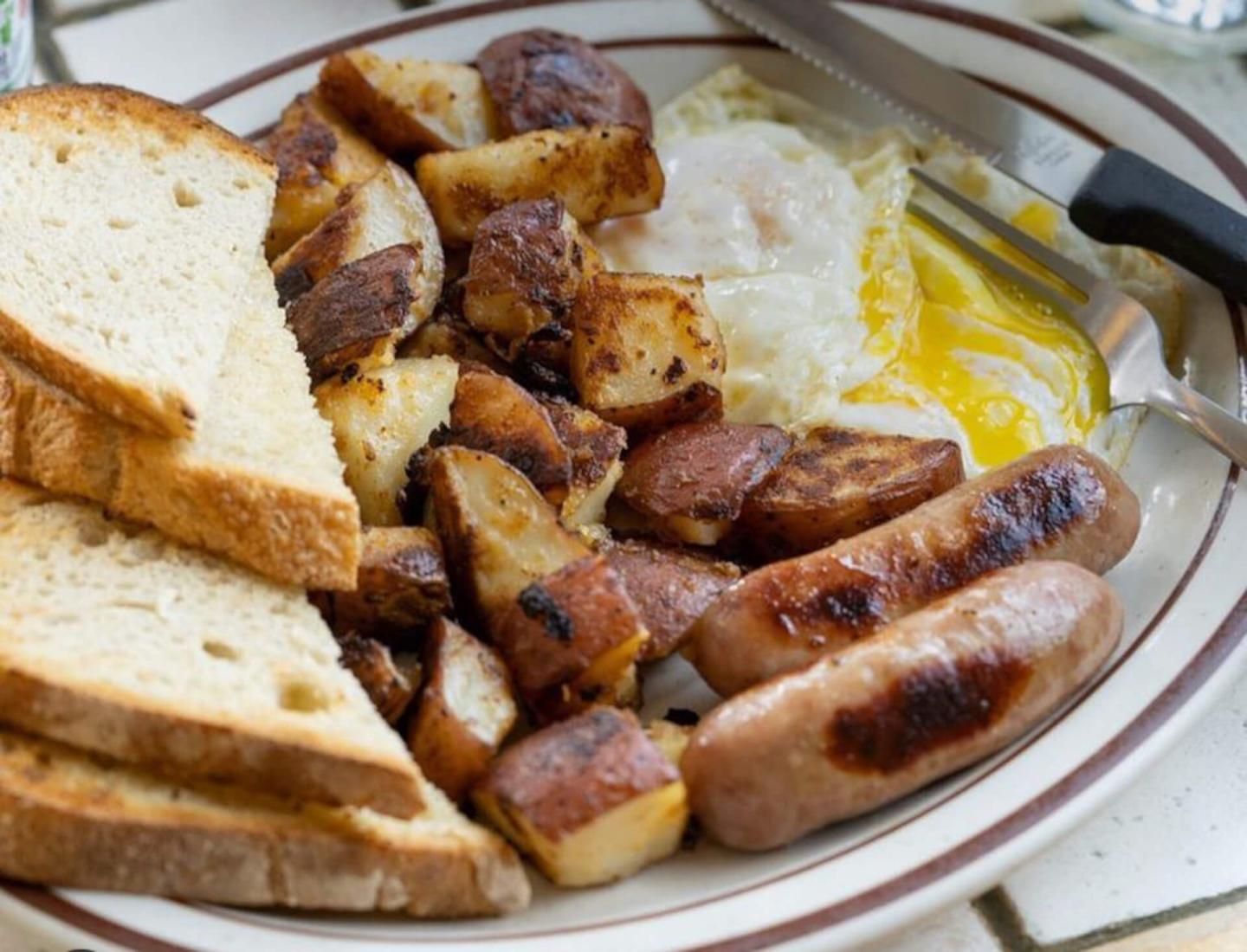 breakfast plate