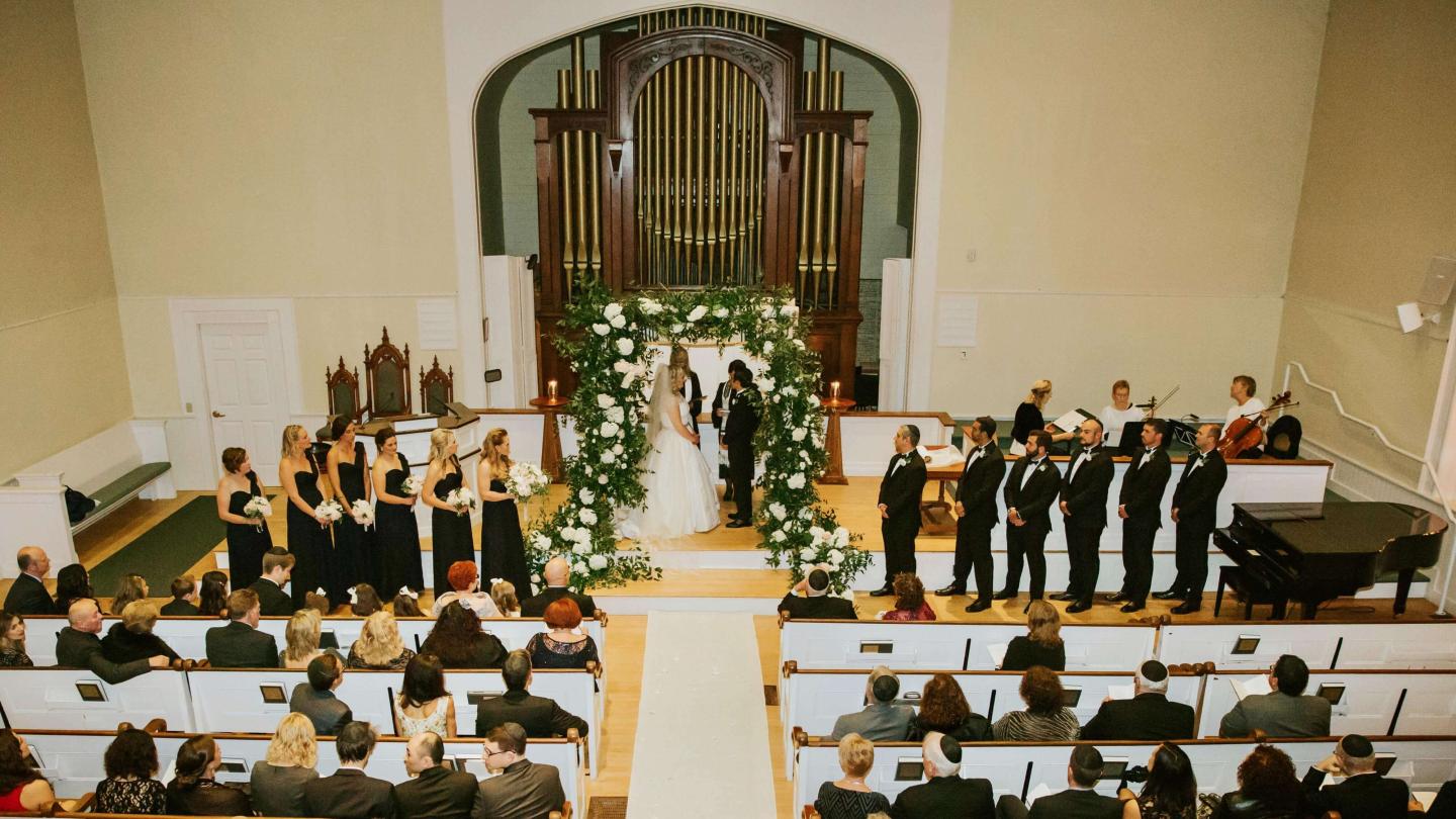 North Chapel Unitarian Church Wedding Ceremony