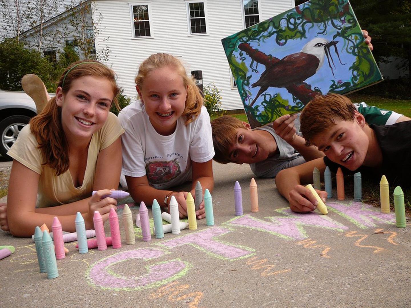 Group of kids from Change The World Kids
