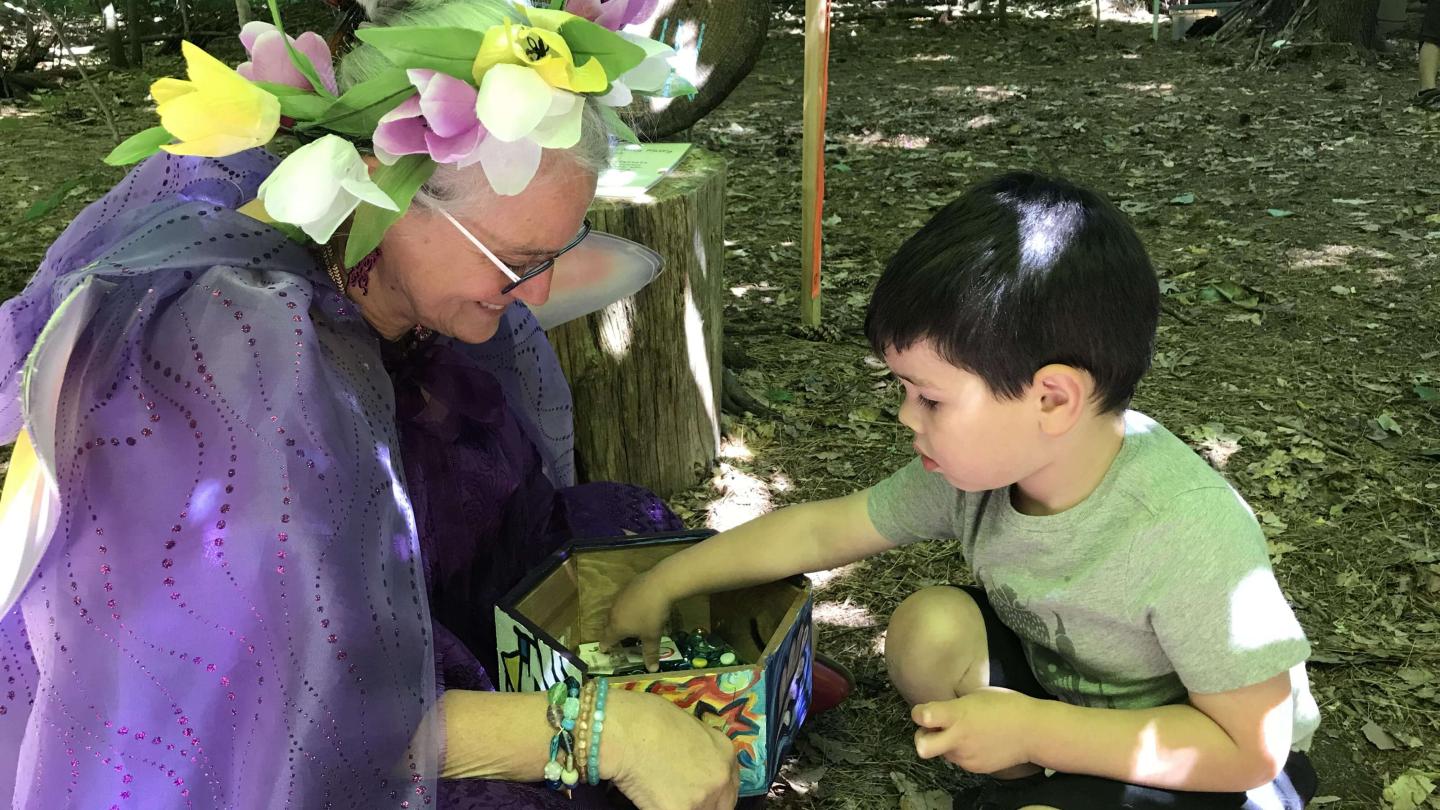 Peep and Fairy at VINS summer camp