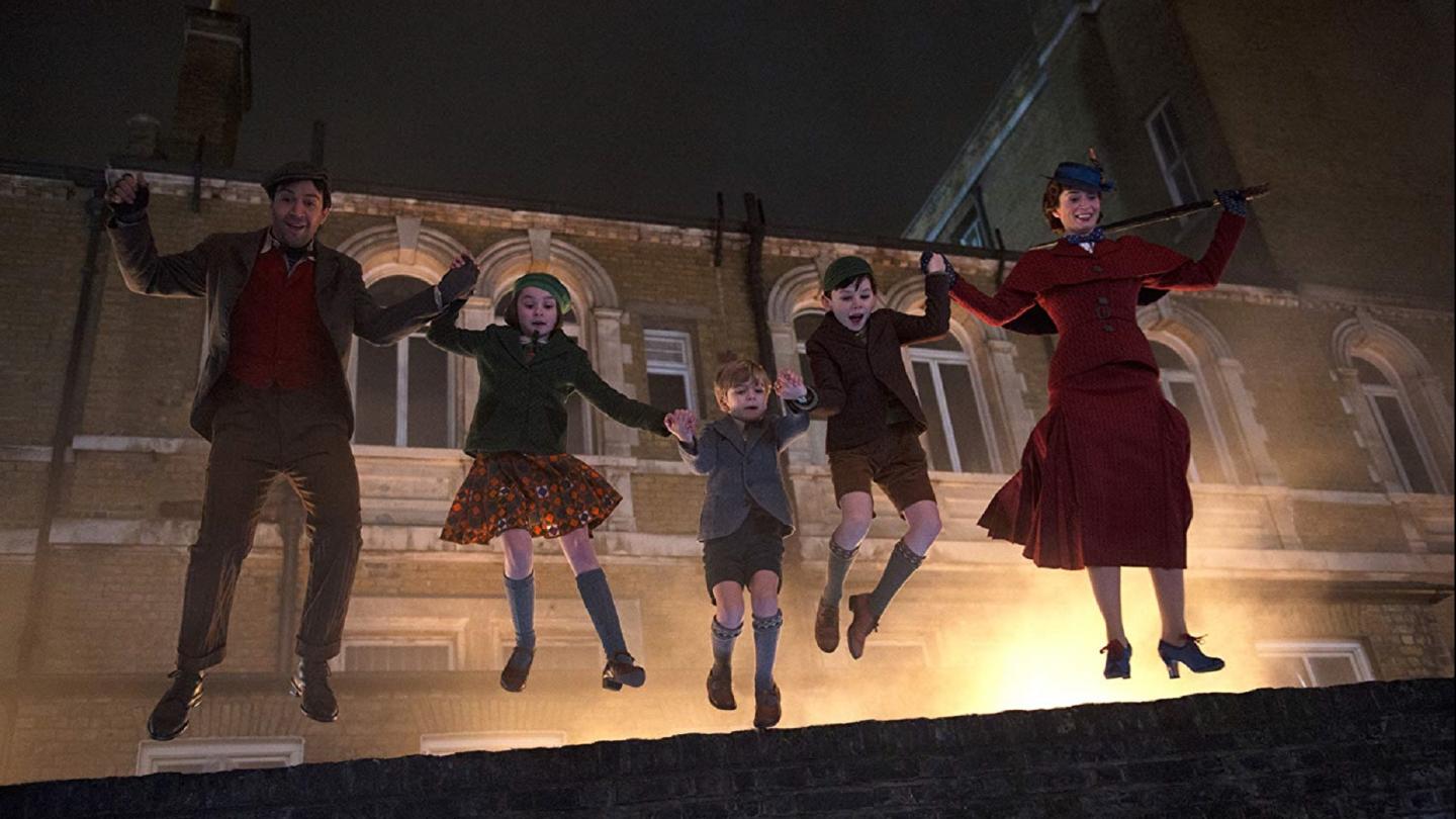 The cast of Mary Poppins Returns