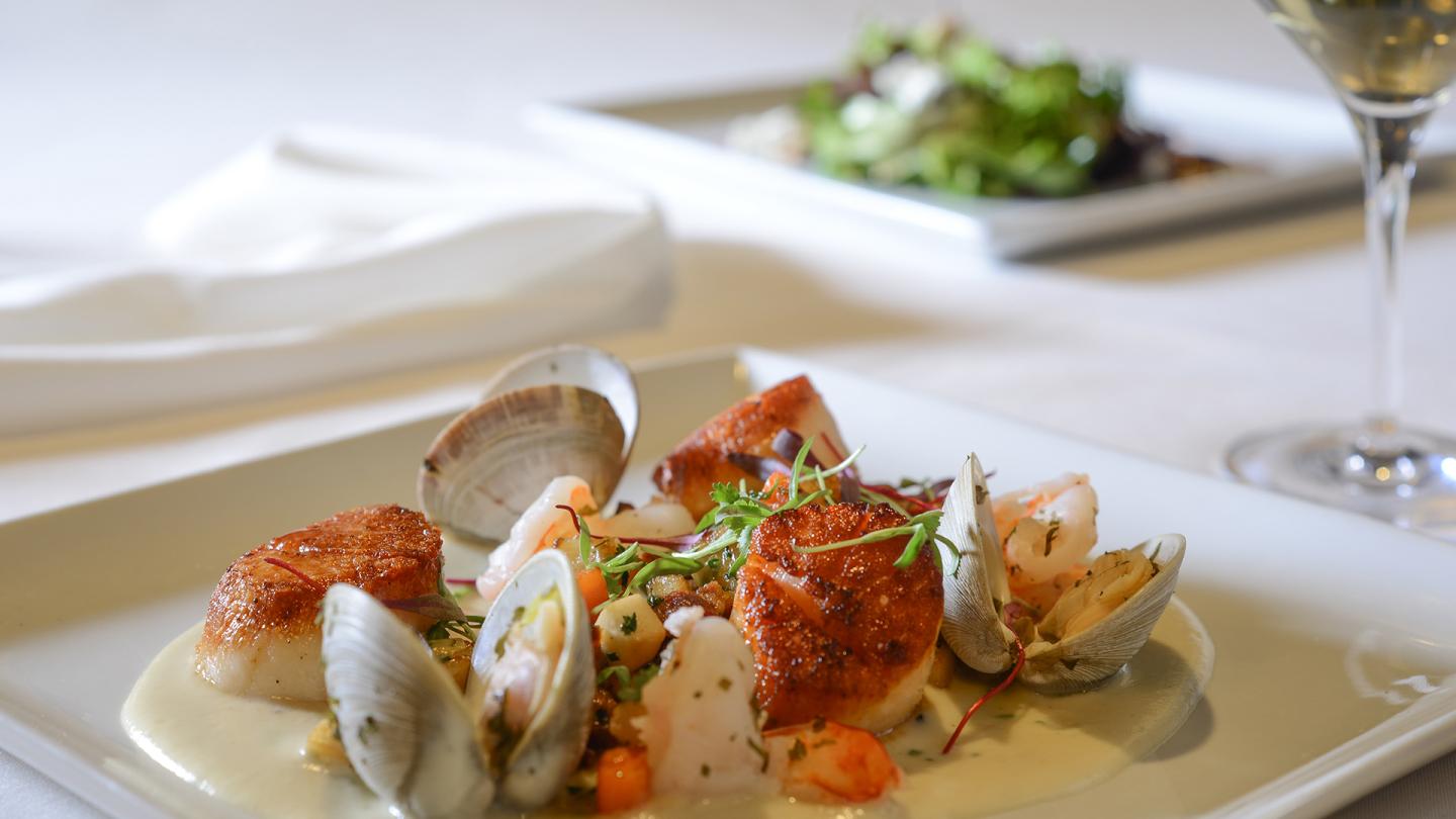 Scallops & Clam dish