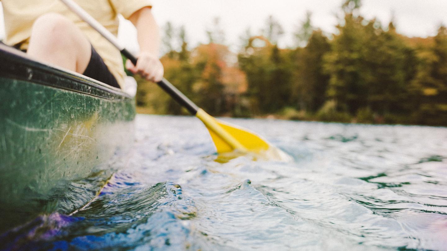 Paddling on the Lake