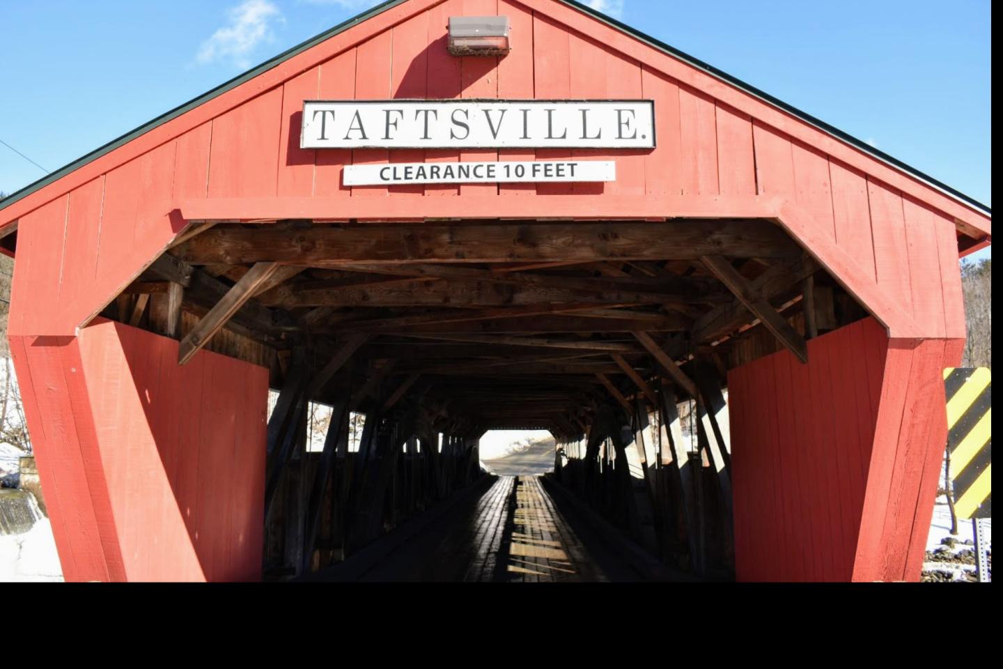 Taftsville Covered Bridge closeup