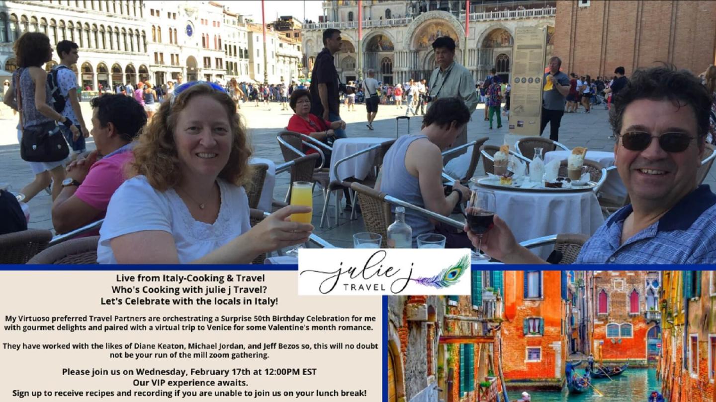 Who's Cooking with julie j Travel? Venice, Italy