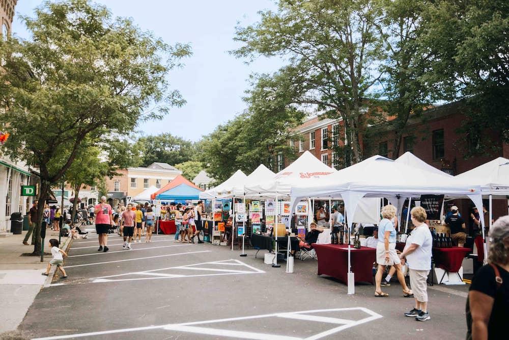 Taste of Woodstock annual festival in August.