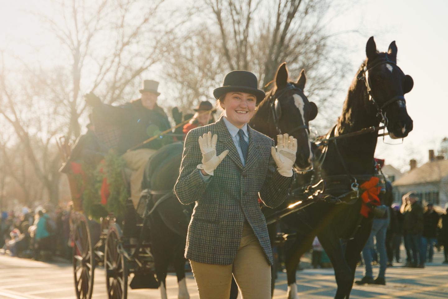 Wassail Weekend in Woodstock Vermont; Parade