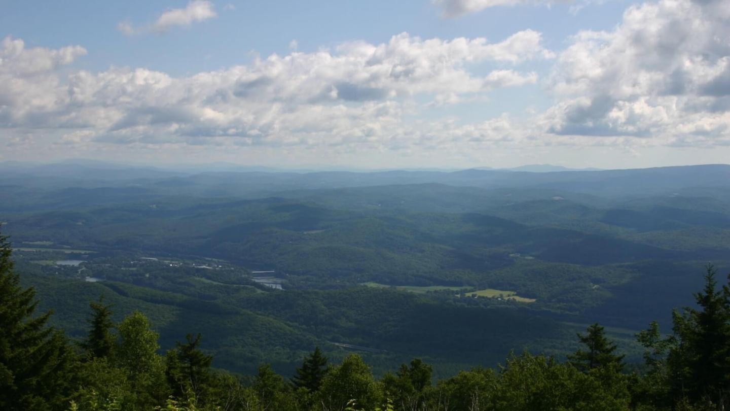 View from the peak of Mt Ascutney