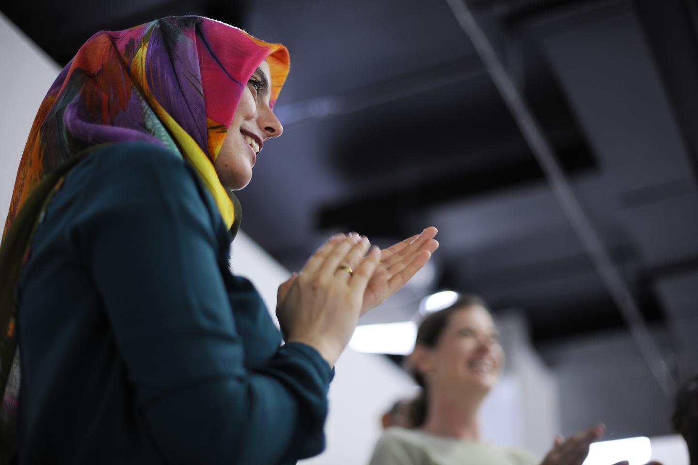Women in Meeting